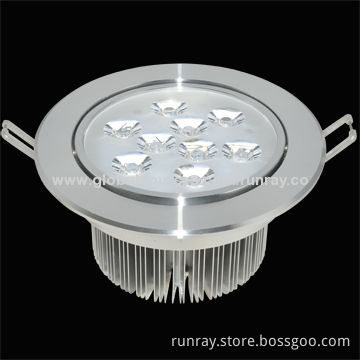 New Design 9W LED Ceiling Light with 80 to 110lm/W, Bridgelux Chip and 85 to 265V AC, PF>95%